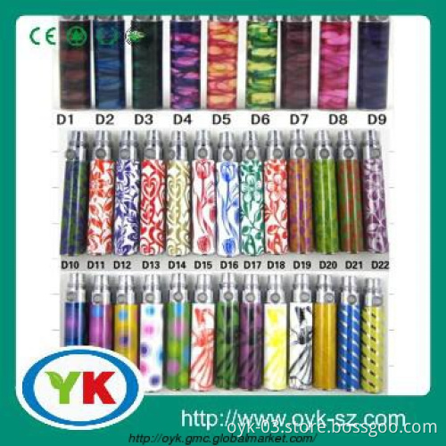 Hot sale colorful Ego e-cigarette battery,Ego electronic cigarette